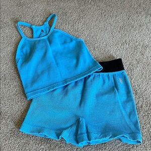 Free people seamless short set